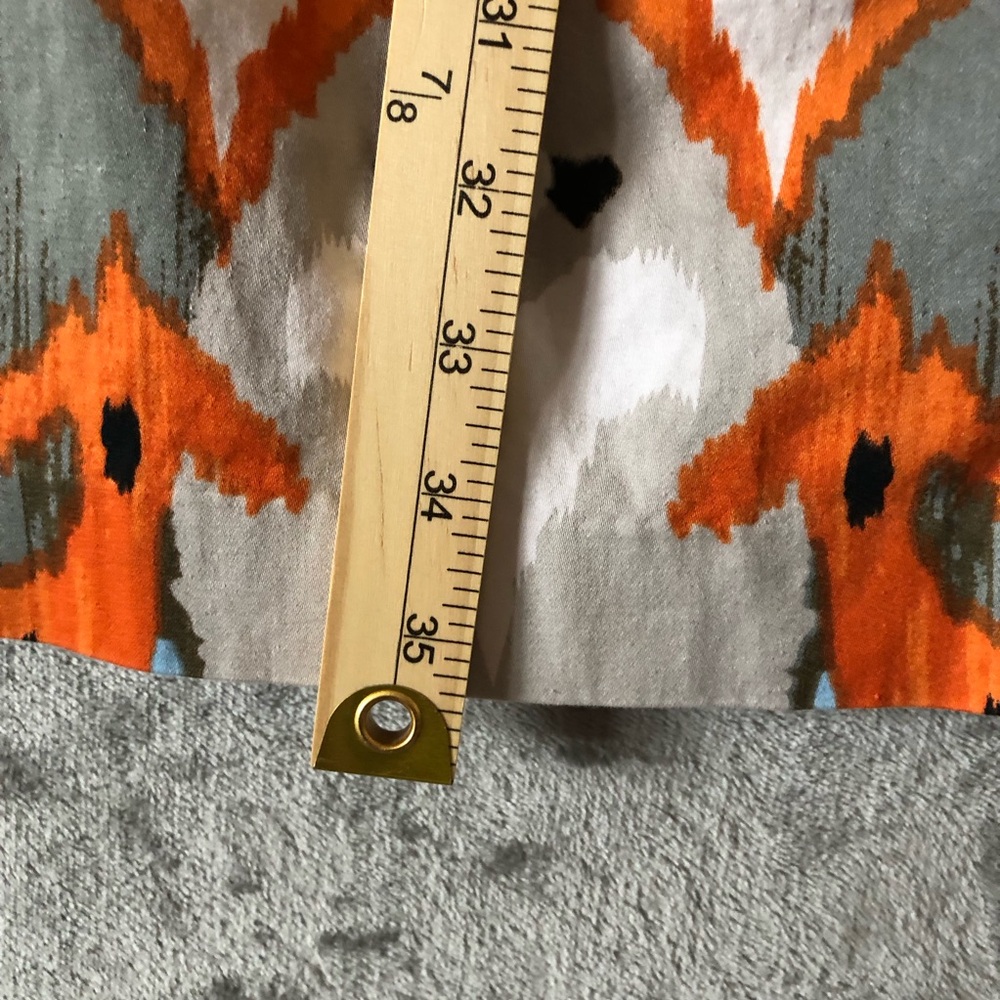 Maggie London Women Dress Size 4 Scoop Neck Sleeveless Artsy Zipper Fitted - Picture 13 of 14